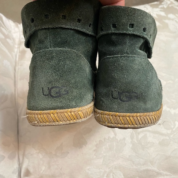Ugg Green Booties Ankle Boots Women’s Size 7.5 - Picture 8 of 9